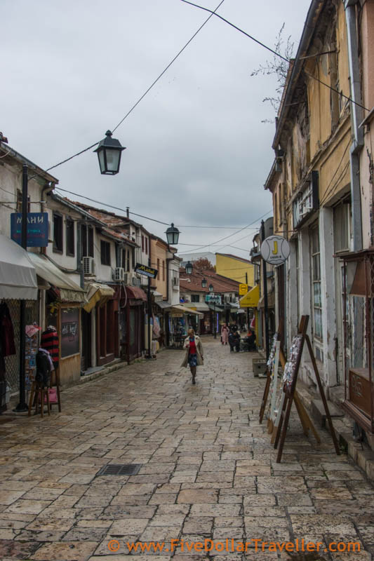 Skopje Podcast - Old Town - like a 1970s version of 18th century area