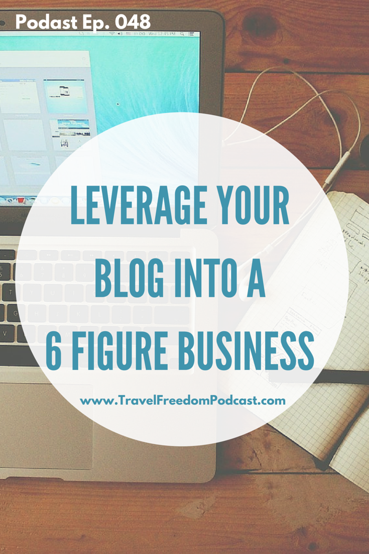 Leverage your blog into a 6-figure tour business - click through to hear the full podcast