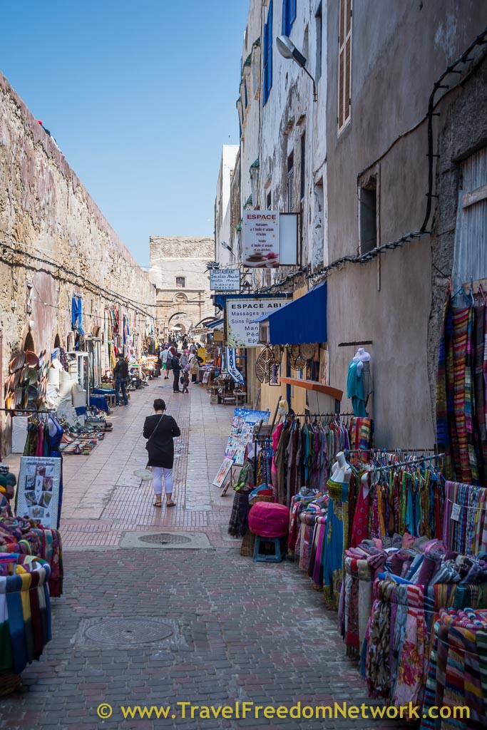 Essaouira - Backstreet market in the medina